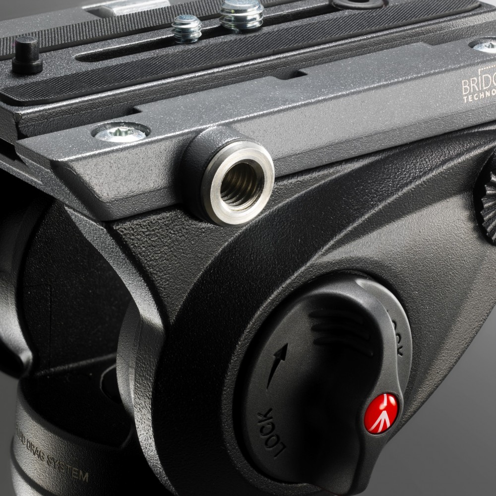 Głowica PRO FLUID z płaską bazą Manfrotto -  5