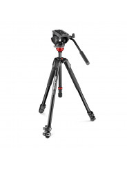 Głowica wideo 500 Fluid z płaską podstawą i statywem 190X Video Alu - Manfrotto 
Głowica wideo 500 z płaską podstawą dla