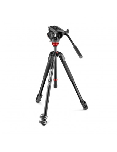 Głowica wideo 500 Fluid z płaską podstawą i statywem 190X Video Alu - Manfrotto 
Głowica wideo 500 z płaską podstawą dla