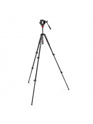 Głowica wideo 500 Fluid z płaską podstawą i statywem 190X Video Alu - Manfrotto 
Głowica wideo 500 z płaską podstawą dla
