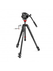 Głowica wideo 500 Fluid z płaską podstawą i statywem 190X Video Alu - Manfrotto 
Głowica wideo 500 z płaską podstawą dla