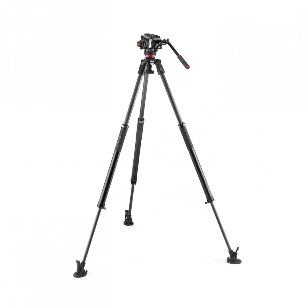 Zestaw 635 Carbon Fast Single +głowica 504X Manfrotto -  2