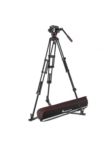 Zestaw Twin Alu + głowica 504X - dolna rozp Manfrotto -  1