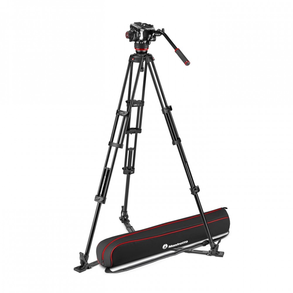 Zestaw Twin Alu + głowica 504X - dolna rozp Manfrotto -  1