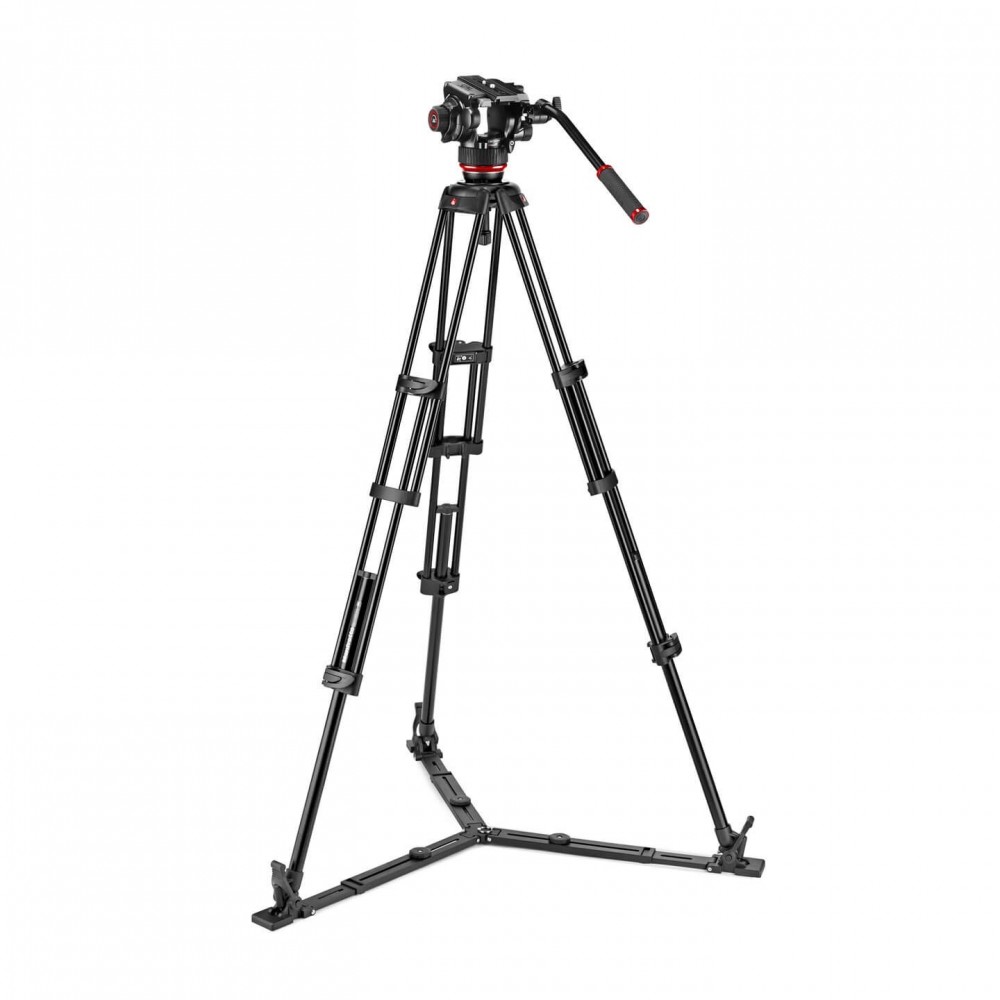 Zestaw Twin Alu + głowica 504X - dolna rozp Manfrotto -  2