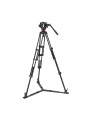 Zestaw Twin Alu + głowica 504X - dolna rozp Manfrotto -  2