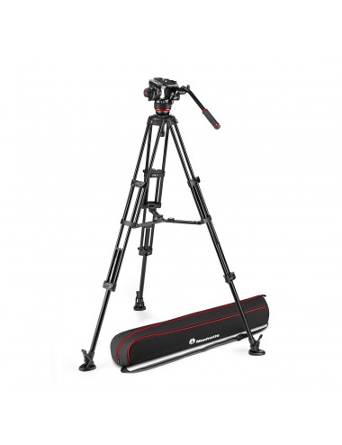 Zestaw Twin Alu + głowica 504X - środ rozp Manfrotto -  1