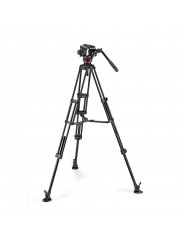 Zestaw Twin Alu + głowica 504X - środ rozp Manfrotto -  2