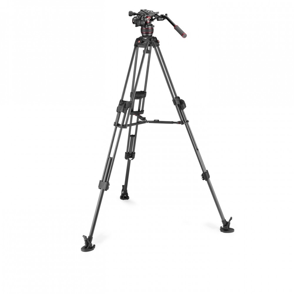 Zestaw 645 Carbon Fast Twin +głowica 608 środ Manfrotto -  2