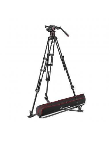 Zestaw Twin Alu z głowicą 608 dolna rozp Manfrotto -  1