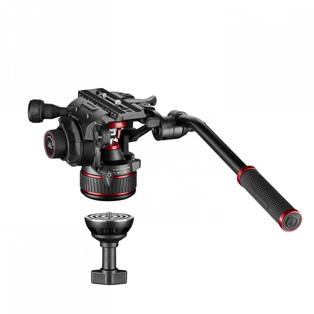 Zestaw Twin Alu z głowicą 608 dolna rozp Manfrotto -  2