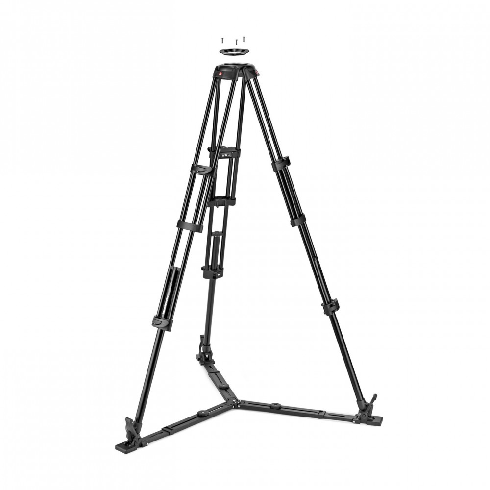 Zestaw Twin Alu z głowicą 608 dolna rozp Manfrotto -  4