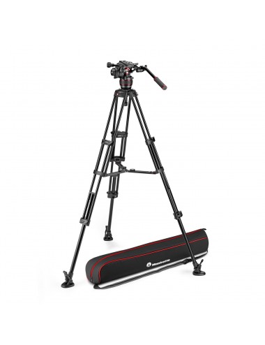 Zestaw Twin Alu z głowicą 608- środ rozp Manfrotto -  1