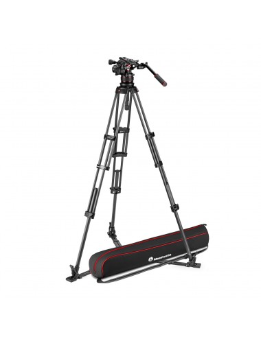 Zestaw Twin Carbon z głowicą 612- dolna rozp Manfrotto -  1