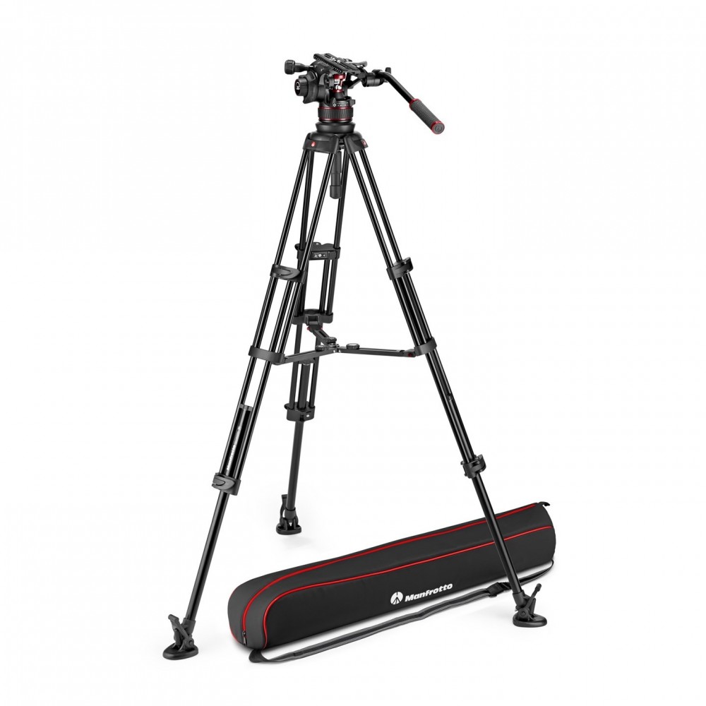 Zestaw Twin Alu z głowicą 612- środ rozp Manfrotto -  1