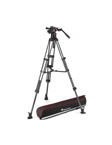 Zestaw Twin Carbon z głowicą 612- środ rozp Manfrotto -  1