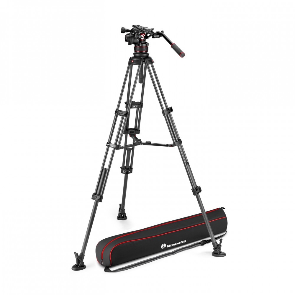 Zestaw Twin Carbon z głowicą 612- środ rozp Manfrotto -  1