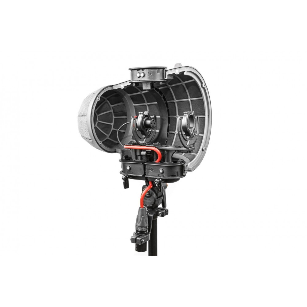 Rycote Cyclone Windshield Kit, Small (XLR) Rycote - Doskonała przezroczystość akustyczna - otwarta struktura skorupy bez równole