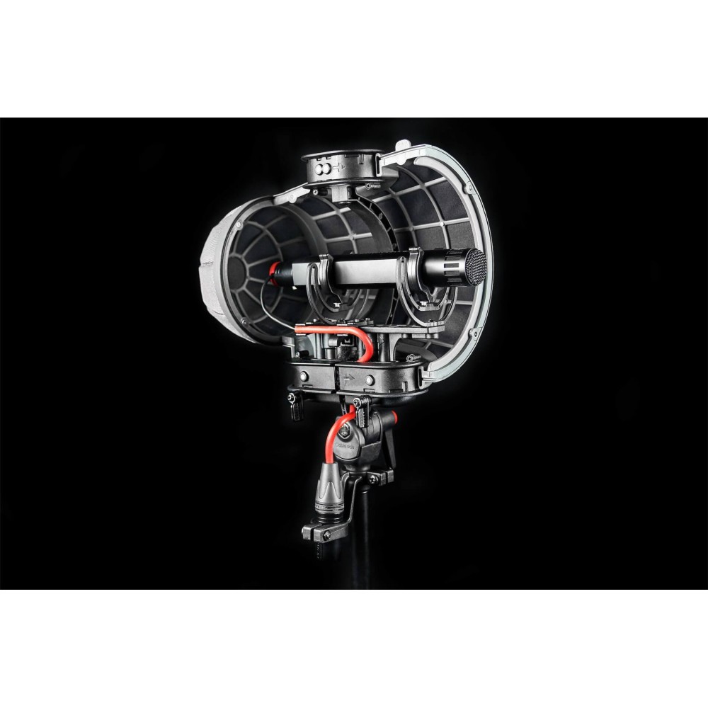 Rycote Cyclone Windshield Kit, Small (XLR) Rycote - Doskonała przezroczystość akustyczna - otwarta struktura skorupy bez równole