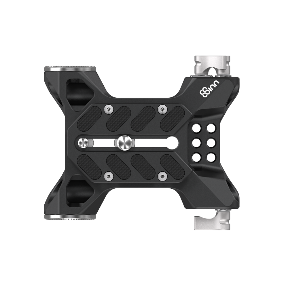 copy of 15mm Baseplate 8Sinn - Cechy płyty bazowej

2 rozety Arri 32 mm
Kompatybilny z prętem 15mm
3 x śruby skrzydełkowe
4 gwin