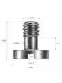 copy of 8Sinn 1/4"x20 Hex Screw - Camera Fixing Screw 8Sinn - Kluczowe cechy:

Stal nierdzewna
Rozmiar i skok gwintu: 1/4 "x20
G