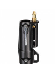 Geared Wind-Up Stand with Safety Release Cable, Black Chrome Manfrotto - Wytrzymały statyw oświetleniowy o maksymalnej