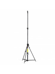 Geared Wind-Up Stand with Safety Release Cable, Black Chrome Manfrotto - Wytrzymały statyw oświetleniowy o maksymalnej