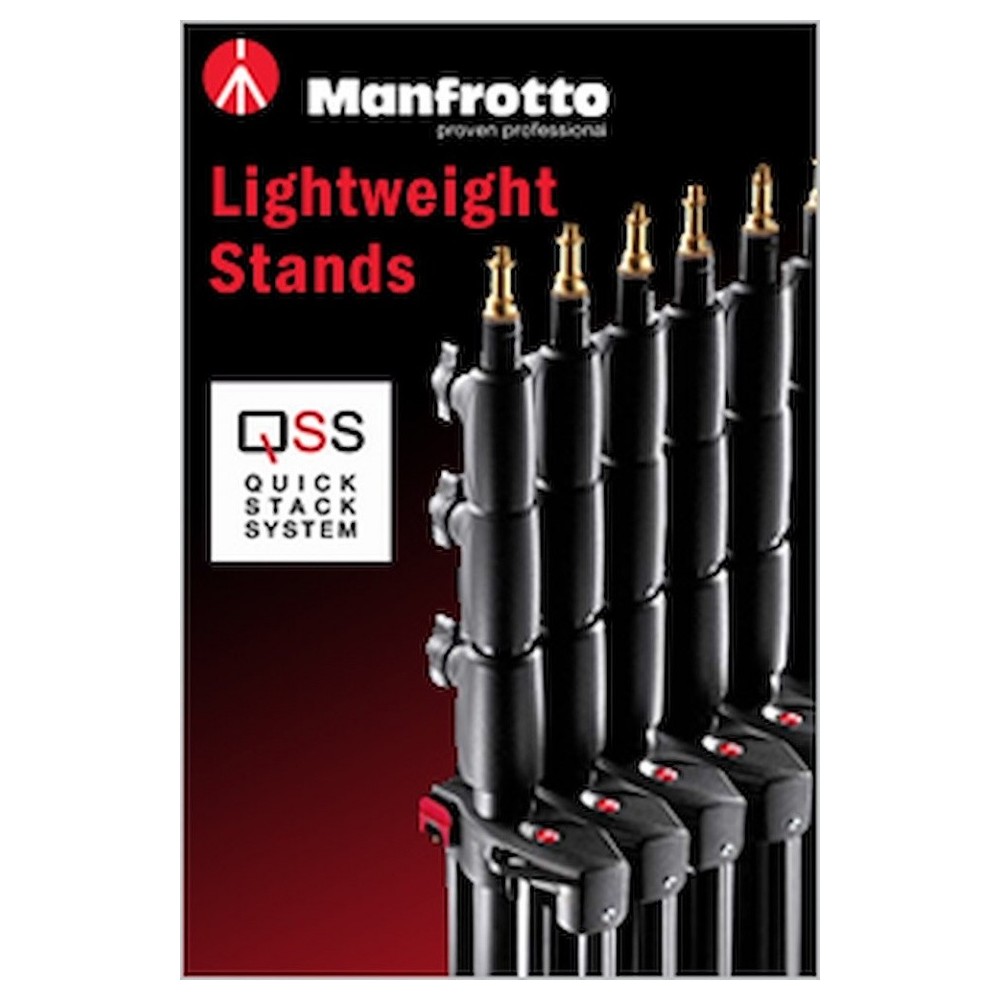 Zestaw wsporników tła, torba i zaciski sprężynowe Manfrotto - Wspornik tła do rolek papieru i tła z tkaniny
W komplecie z