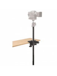 Kolumna centralna Manfrotto do stołu - Kolumna zębata z zaciskiem
Kompatybilny ze stołami o grubości 18-38 mm
Regulowany