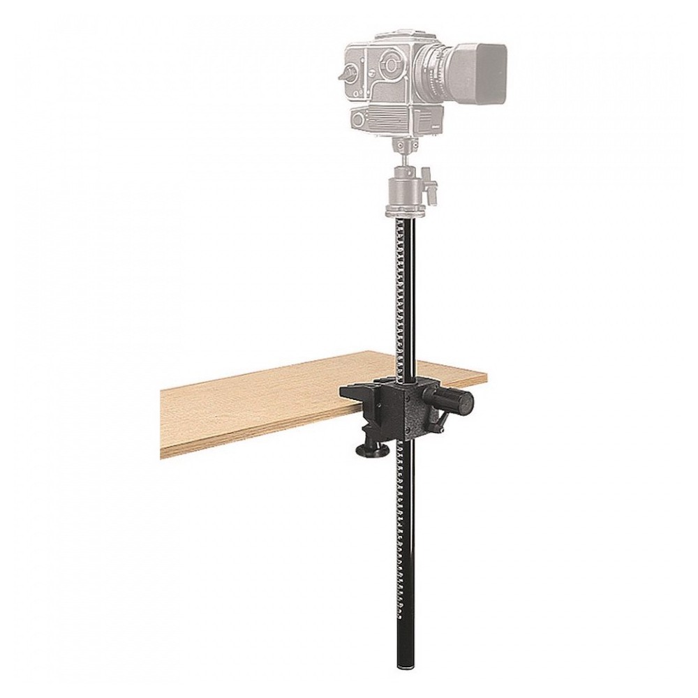 Kolumna centralna Manfrotto do stołu - Kolumna zębata z zaciskiem
Kompatybilny ze stołami o grubości 18-38 mm
Regulowany