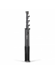 Czarny aluminiowy 4-sekcyjny super statyw z 1 nogą poziomującą Manfrotto - 

Stabilny i bezpieczny dzięki podwójnemu