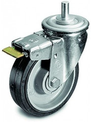 Zestaw kół 160 mm z hamulcami i mocowaniem śrubowym M10 Manfrotto - 
Kółka pozwalają na łatwiejsze poruszanie się w studiu
 1