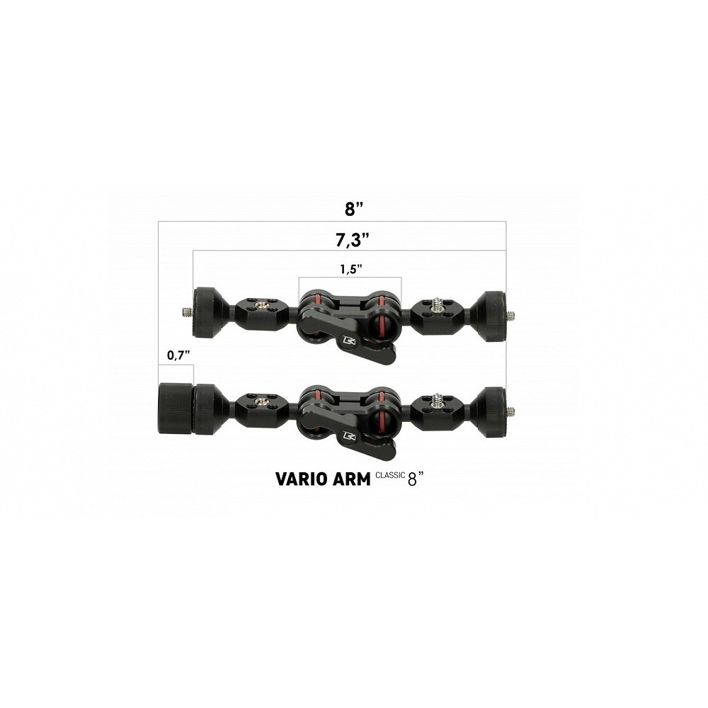 Ramię Vario Arm Classic Slidekamera - Umożliwia montaż różnego rodzaju akcesoriów foto/wideo (oświetlenie, monitor na kamerze,