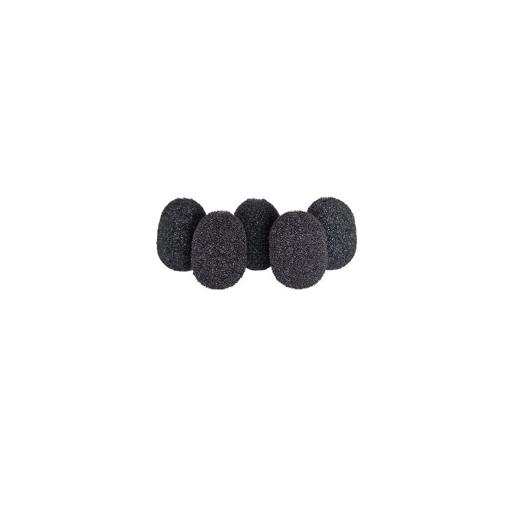 Rycote Lavalier Foams Black (1 pack of 5) Rycote -  1