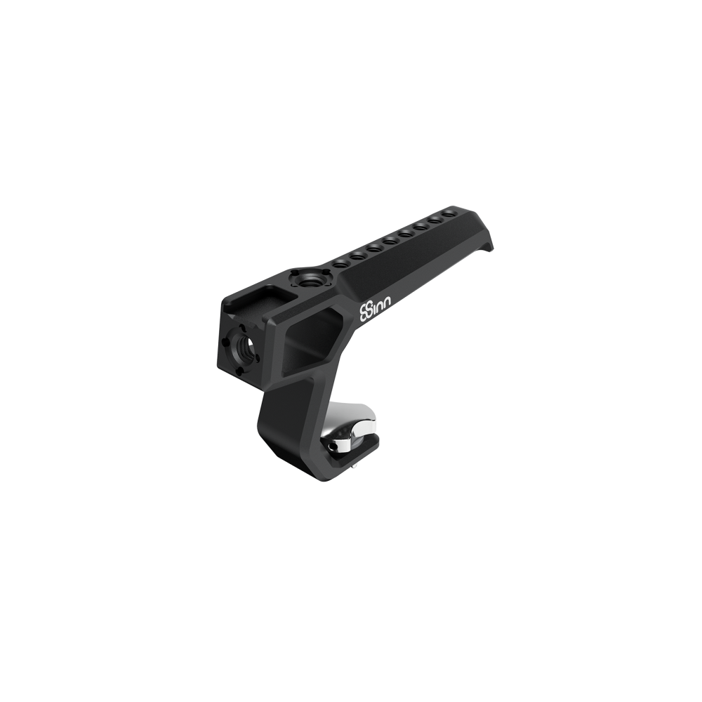 Panasonic GH6 Cage 8Sinn - - Punkty montażowe 1/4" - Punkt ustalający Arri (punkt montażowy 3/8" na górze) - Gwinty M4 (górny