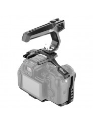 Panasonic GH6 Cage 8Sinn - - Punkty montażowe 1/4" - Punkt ustalający Arri (punkt montażowy 3/8" na górze) - Gwinty M4 (górny