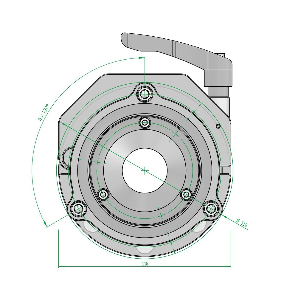 Adapter na półkulę 75/100mm Slidekamera - Kolor: czarny Materiał: aluminium i stal


Universal Bowl Riser do systemów nośnych ko