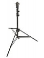 Czarny chromowany 3-sekcyjny stalowy statyw Manfrotto - 
Wytrzymały statyw fotograficzny do zdjęć w studio lub w