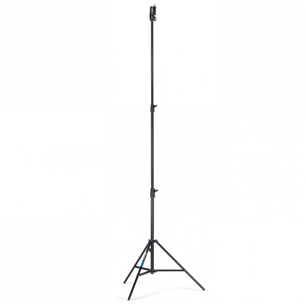 Czarny aluminiowy statyw dla seniorów Manfrotto - 
Profesjonalny statyw fotograficzny do zdjęć w studio lub w