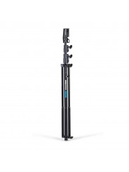 Czarny aluminiowy statyw dla seniorów Manfrotto - 
Profesjonalny statyw fotograficzny do zdjęć w studio lub w