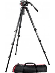 Statyw VIDEO 536, głowica 504HD i torba Manfrotto -  1