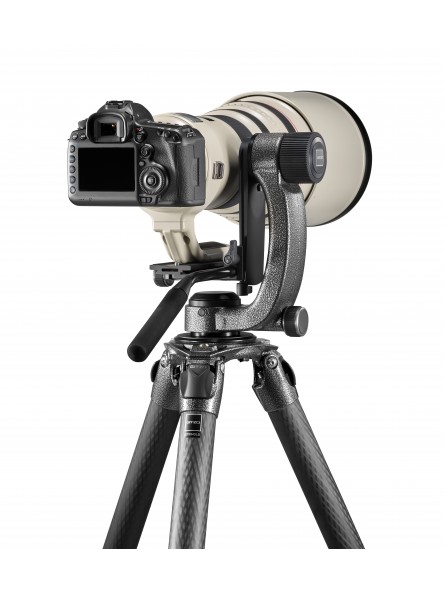 Gitzo Głowica Gimbal Gitzo - Idealny do fotografowania dzikiej przyrody i obserwacji ptaków Sztywny, ale lekki korpus z magnezu 
