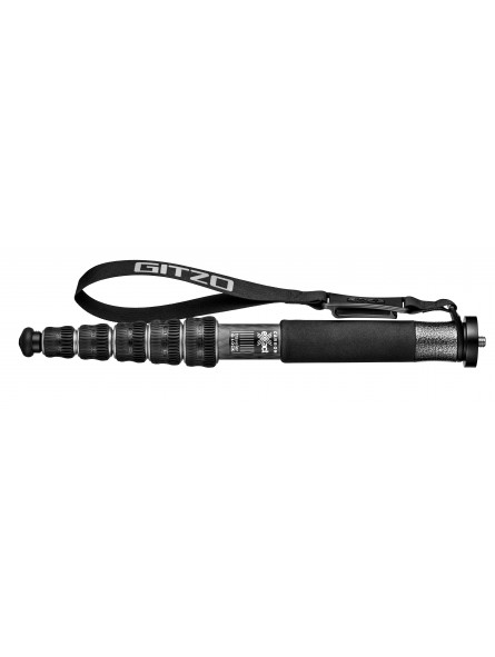 Monopod Traveller 6-sekc, seria 2 Gitzo - Ultralekki i kompaktowy, 6-sekcyjny monopod z włókna węglowego eXact Po zamknięciu do 