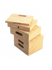 Mini Apple Box Set Udengo - Wymiary: 25,5 cm x 30,5 cm x 38cm (10 x 12" x 15")
Waga: 7,9 kg  1