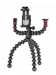 Joby GorillaPod Mobile Rig Joby - Opatentowana konstrukcja kulki i gniazda GorillaPod z gumowanymi uchwytami Zabezpiecz dowolny 