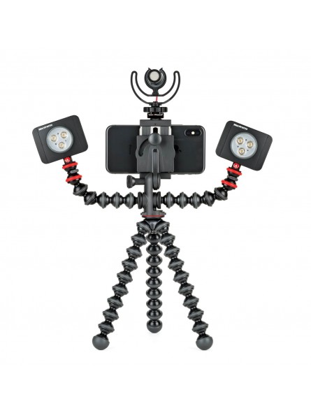 Joby GorillaPod Mobile Rig Joby - Opatentowana konstrukcja kulki i gniazda GorillaPod z gumowanymi uchwytami Zabezpiecz dowolny 