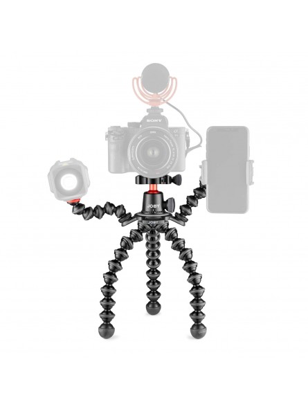 Joby GorillaPod 3K PRO Rig Joby - Zaprojektowany dla aparatów bezlusterkowych klasy premium Opatentowana konstrukcja gniazda alu