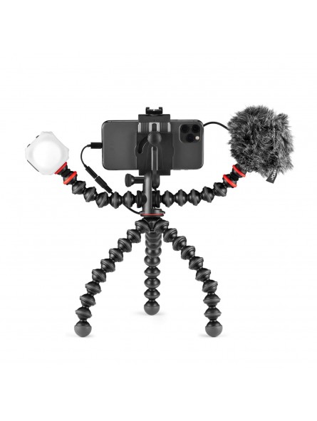 Joby GorillaPod Mobile Vlogging Kit Joby - Przenośny i lekki — zaprojektowany dla twórców treści mobilnych Elastyczny — mobilny 