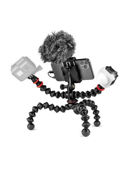 Joby GorillaPod Mobile Vlogging Kit Joby - Przenośny i lekki — zaprojektowany dla twórców treści mobilnych Elastyczny — mobilny 