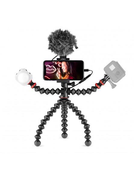 Joby GorillaPod Mobile Vlogging Kit Joby - Przenośny i lekki — zaprojektowany dla twórców treści mobilnych Elastyczny — mobilny 